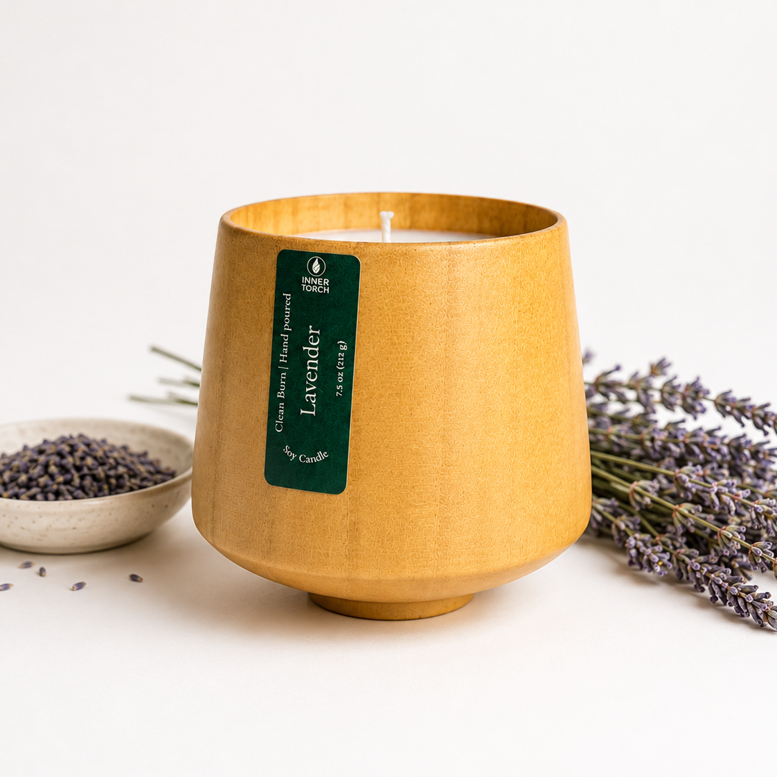 lavender soy wax candle