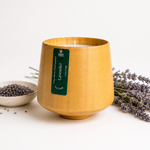 lavender soy wax candle